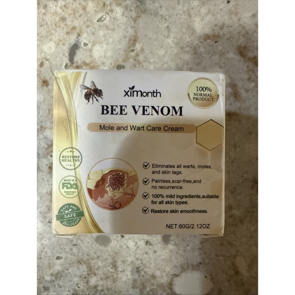 Turonu Other - Bee Venom Cream - 1 Oz.  - Skin Tags, Warts, Moles - Exp. 01/2028 Turonu